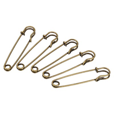 Unique Bargains Large Metal Sturdy Sewing Safety Pins for Blankets 20 Pcs