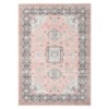 Coucheta boho Vintage Rug - Washable, Non-Slip Low-Pile Floral Accent Carpet for Home & Office - 2 of 4
