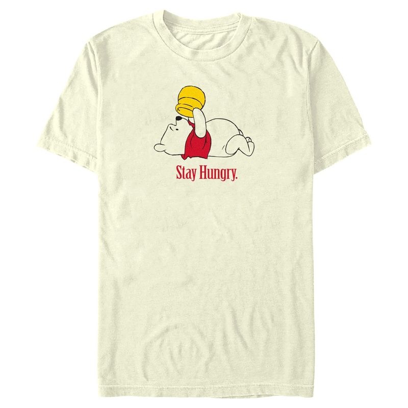 Men's Winnie the Pooh Stay Hungry T-Shirt, 1 of 5