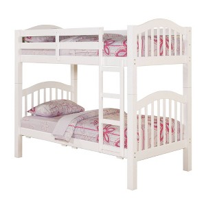 Twin Over Twin Heartland Bunk Bed White - Acme
