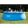 Intex Above Ground Swimming Pool, Ladder with Pump and 15’ Pool Debris Cover - 4 of 4