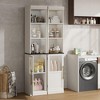 Narrow Bathroom Cabinet, 70 Inch Tall Storage Cabinet - 3 of 4