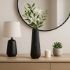Contemporary Metal Vase for Living Room Decor - Tall Decorative Home Decor Accent for Bedroom, Office, and Table Styling - 3 of 4