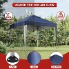 10x10 Pop Up Camping Tent,  Pop Up Canopy Tent, Tarp Beach Tent w/ 4 Sandbags, Waterproof Sun Shelter Gazebo for Party, Camping, Commercial Events - 2 of 4