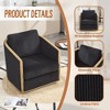 CAVINAS 360 Degree Swivel Chair, Swivel Barrel Chair, Rattan Accent Chair, Single Sofa Chair for Living Room, Leisure Arm Chair - 2 of 4