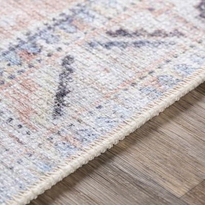 Hauteloom Morcott Peach Washable Area Rug