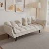 Kumasinova Multifunctional Sofa Bed with Adjustable Backrest – 3 Positions, Easy Assembly, Clustered Cushions, Couch with Soft 2 Armrests Throw Pillow - 4 of 4