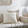 Livabliss Makrome Cottage Throw Pillow - 2 of 4