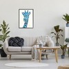 Stupell Industries Blue Giraffe Varied Collage Assortment Animal Painting Framed Giclee Art - 3 of 4