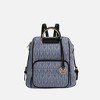 MKF Collection Cora Milan M Signature Trendy Travel Backpack by Mia K - 2 of 4