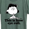 Women's - Peanuts - This Is How Eye Roll Short Sleeve Graphic T-Shirt - 2 of 4
