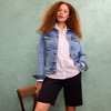 Lands' End Women's Elastic Back Classic 12" Chino Shorts - 4 of 4