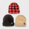 Canada Weather Gear Infant Beanie Hat Set – 3-Pack, Cozy Knit Winter Hats for Babies - 2 of 4