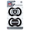 BabyFanatic Officially Licensed Unisex Pacifier 2-Pack - Las Vegas Raiders NFL - 3 of 4