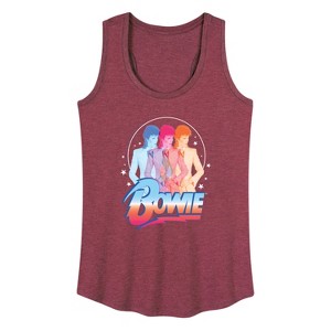 Women's - David Bowie - Bowie 3D Graphic Racerback Tank - 1 of 4