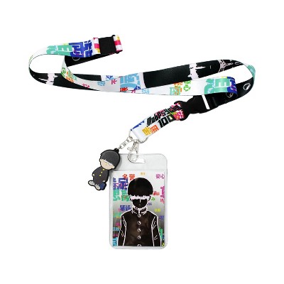 One Punch Man Manga Saitama Id Badge Holder Keychain Lanyard W/ Rubber  Pendant Multicoloured : Target