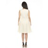 White Mark Women's Tweed Fit & Flare Dress - image 3 of 4