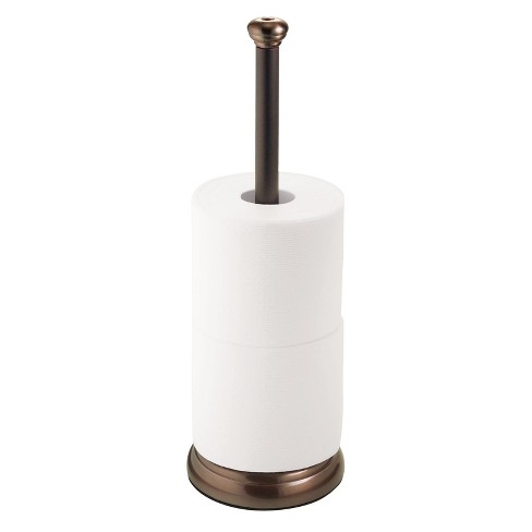 Mdesign Metal Free-standing Toilet Paper Holder - Soft Brass : Target