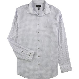 Alfani Mens Circle & Geometric Button Down Dress Shirt - 1 of 1