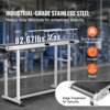 VEVOR Belt Conveyor, 59 x 7.8 inch Conveyor Table, Heavy Duty Stainless Steel Motorized Belt Conveyor, Silver(Double Guardrail) - 3 of 4