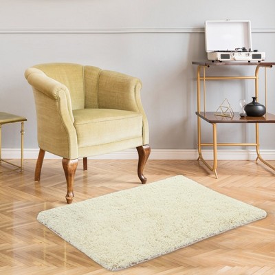 Modern Solid Soft Fluffy Shaggy Floormat Home Decor