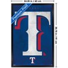 Trends International MLB Texas Rangers - Logo 25 Framed Wall Poster Prints - 3 of 4