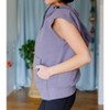 Women's Up And Ready Cap Sleeve Workout Hoodie - mono b - 3 of 4