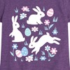 Girls' - Instant Message - Easter Scene Fitted Short Sleeve Graphic T-Shirt - 2 of 4