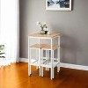 Bar Table With Stools Pub Table And Chairs Set Small Dining Table For 2 Counter Height Table High Top Table Bar Height Table And Chairs Dining Table - 4 of 4