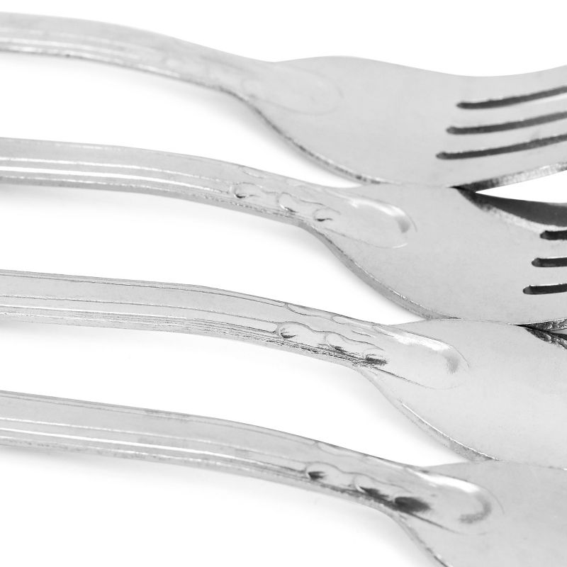 Gibson Home Abbie 4 Piece Stainless Steel Dinner Fork Set, 2 of 7