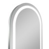 PexFix 63"x20" LED Aluminum Alloy Frameless Right-Angle Arch Silver Vanity Mirror with Lights - 2 of 4