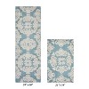 Medallion Collection 2 Piece 100% Cotton Tufted Bathroom Rug Set  with Non-Slip Backing, Machine Washable, Tumble Dry Bath Mat - 2 of 4
