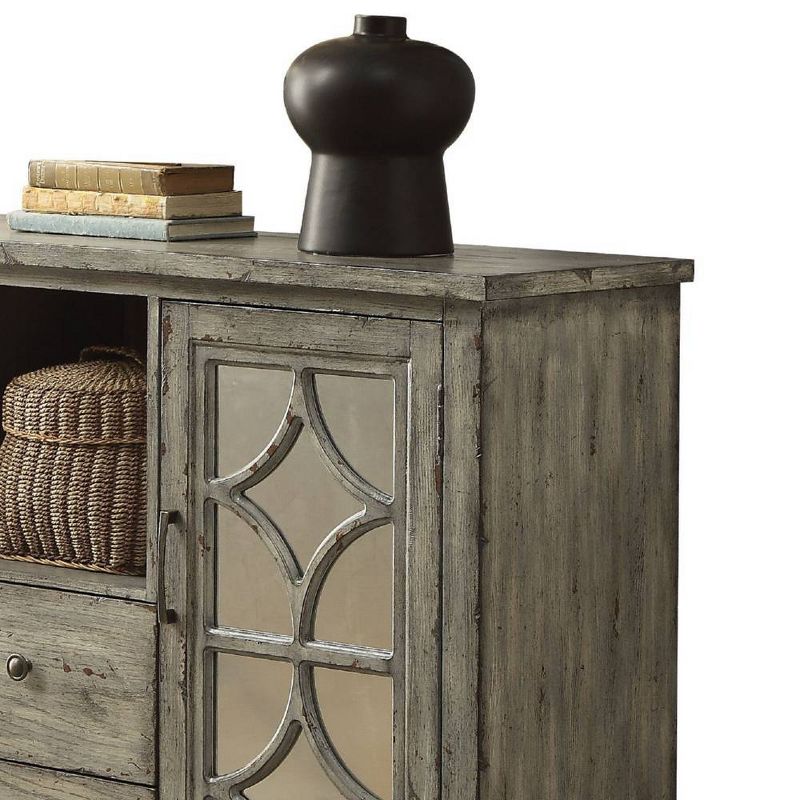 Velika Accent Table Weathered Gray - Acme Furniture, 5 of 9