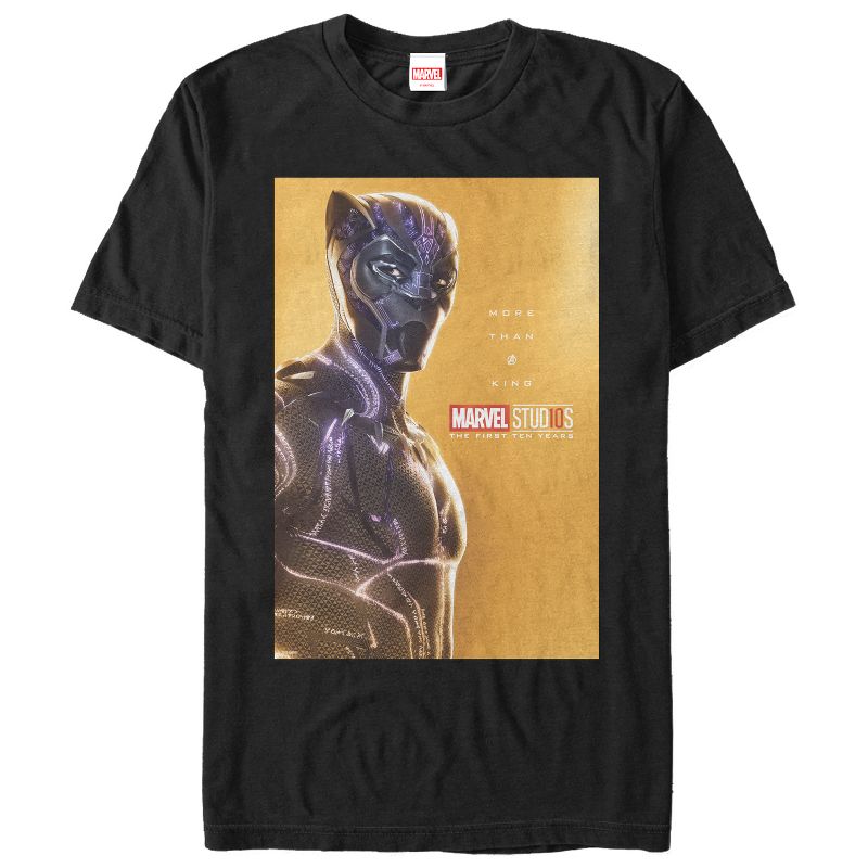 Men's Marvel 10 Years Anniversary Panther T-Shirt, 1 of 5