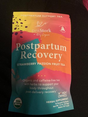 Pink Stork Postpartum Recovery Tea: Postnatal Essentials, Labor +