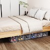 KTMBDW Shoe Box Organizer Set of 6, Stackable Plastic Shoe Box with Clear Door, Shoe Storage Box Containers,For Display Sneakers for Living Room - 3 of 4