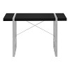 Monarch Specialties Computer Desk Home Office Laptop 48InchL Work Metal Laminate Black Grey Contemporary Modern - 2 of 4