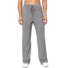 Women's Wide Leg Sweatpants 2025 Trendy Interior Drawstring Baggy Sweatpants High Waisted Casual Trousers Jogger Pant - 2 of 4