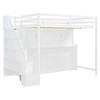 YOOCOZZ Full Over Full Size Murphy Bed with Hidden Desk, Hydraulic Lift and Staircase Storage - 4 of 4