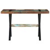 vidaXL Dining Table Multicolor Solid reclaimed wood and steel Medium - 2 of 2