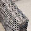 Ovios Tampa 5pc Wicker Outdoor Patio Furniture Conversation Sofa Set with Cushions - 4 of 4