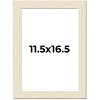 PosterPalooza | 11.5x16.5 Wide Barnwood Picture Frame, UV Acrylic, 6 Finishes - Grey, Brown, White, and Black - 2 of 4