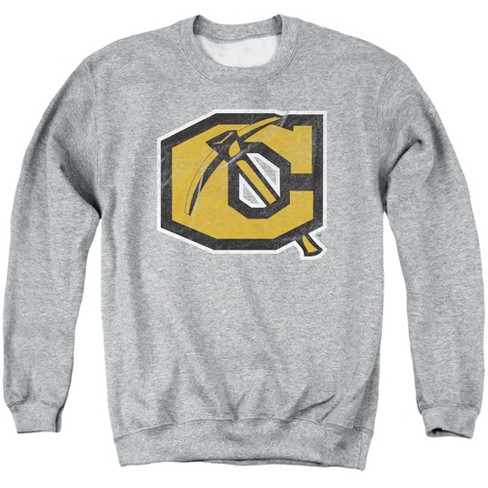 Cameron University Official Distressed Primary Adult Crewneck Sweatshirt, Athletic Heather - image 1 of 4