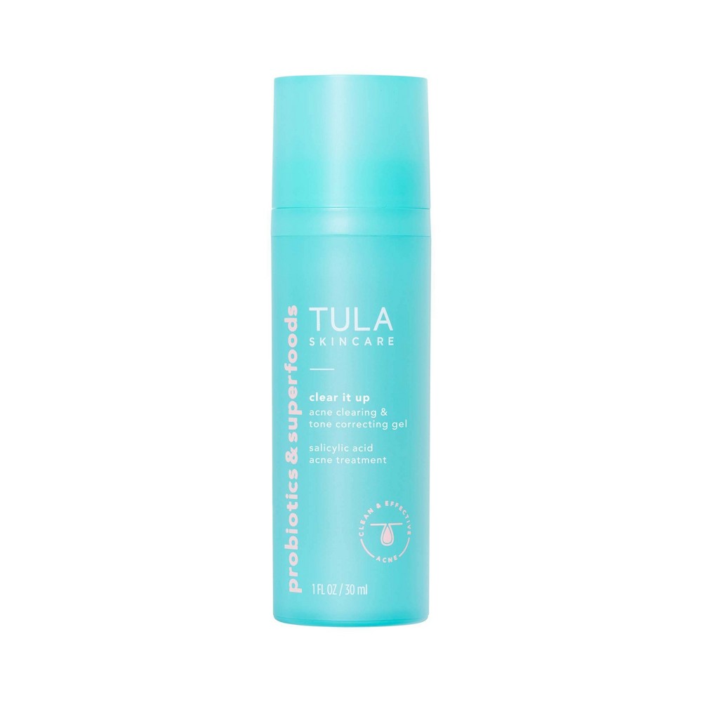 Photos - Cream / Lotion TULA SKINCARE Clear It Up Acne Clearing + Tone Correcting Gel - 1 fl oz 