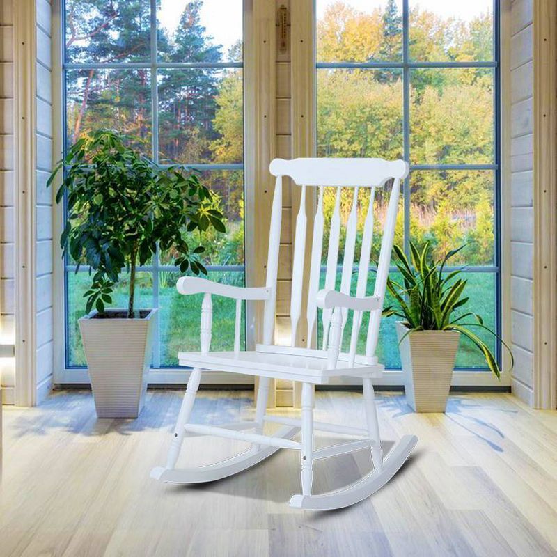 Outdoor Poplar Wood Rocking Chair - Captiva Designs
, 1 of 10