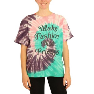 Elevenparis Womens Make Fashion Graphic T-Shirt - 1 of 4