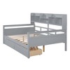KIGFTSOD Daybed with Bedside Shelf and Two Drawers - 3 of 4