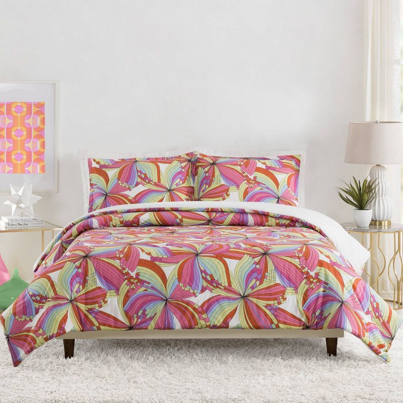 Trina Turk 3pc Pinwheel Comforter Bedding Set, 1 of 8