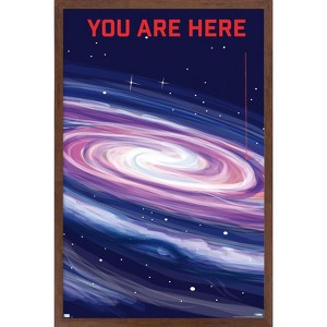 Trends International Well This Is Awkward - You Are Here Framed Wall Poster Prints - 1 of 4
