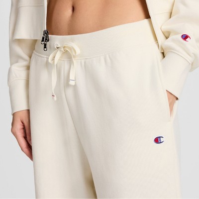 Champion Women's High-Rise Fleece Wide Leg Sweatpants